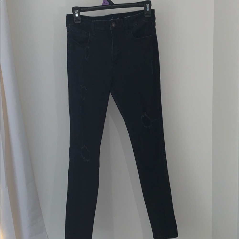 Women’s Hollister black skinny jeans